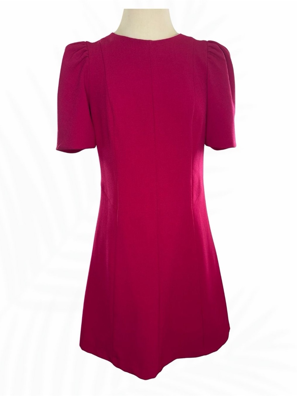 Eliza J Puff Sleeve Sheath Dress – Vibrant Magenta